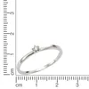Orolino Ring 585/- Gold weiß 060 (19,1) Brillant weiß Produktbild-Vorschau 3