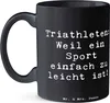 Mr. & Mrs. Panda Kaffeetasse Spruch Triathlon Helden - Produktbild-Vorschau 2