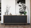 Komoda RTV ve stylu loft Dub Wotan Apollo 3D - Moderní - Náhled obrázku produktu 1