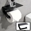 DEKAZIA® Toilettenpapierhalter ohne Bohren schwarz | Produktbild-Vorschau 1