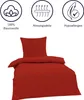 Brielle Bettwäsche Set aus 100% Baumwolle  135 x 200 cm Rot Produktbild-Vorschau 4