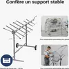 Otočný lakovací stojan Wiltec 2300 x 610 x 1340 mm, so 4 Náhľad obrázku produktu 4
