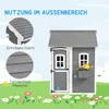 Dětský domeček Outsunny, domeček pro vnitřní i venkovní Náhled obrázku produktu 5