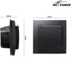 Schutzkontakt-Steckdose McPower Flair 250V/16A UP IP44 Produktbild-Vorschau 3