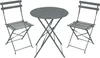 Bistro Set Garnitur 3 tlg. Metall Sitzgruppe Tisch und Produktbild-Vorschau 1