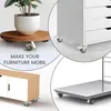 A collage showing different types of furniture with casters or wheels for mobility. Náhled obrázku produktu