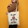 No Lift No Gift Jutebeutel Weihnachten Fitness Gym Produktbild-Vorschau 4