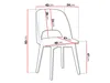 Chaise de salle à manger rembourrée AFTON 7 - chêne Sonoma Voir les images du produit 2
