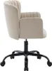 Bürosessel - Stoff - beige - höhenverstellbar - TOARA Produktbild-Vorschau 4