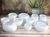 Doniczka ceramiczna osłonka biała walec H22 Podgląd zdjęcia produktu 6