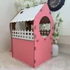 Jungengel Katzenhaus Katzenhöhle XL pink Katzen Spielzeug Produktbild-Vorschau 5