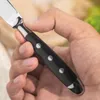 Besteck-Set 30-teilig, Edelstahl, schwarze Griffe, rustikal Produktbild-Vorschau