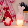 2X Saint-Valentin Lutins en peluche Décoration pour table Voir les images du produit 7