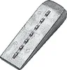 A single metal wedge is shown on a white background. Podgląd zdjęcia produktu