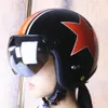 Univerzálny 3 Snap Retro Helmet Visor Vetruodolný slnečný Náhľad obrázku produktu 3