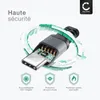 CELLONIC Adaptateur USB C jack écouteurs 3,5 mm Répartiteur Voir les images du produit 3
