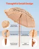 VEVOR Strohschirm Hawaii, 2 m Strohschirm neigbar, Produktbild-Vorschau 7