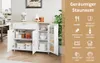 okwish Kuchyňská skříň, pracovní deska z dubového dřeva s Náhled obrázku produktu 6