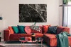 MuchoWow® Poster Steine - Marmor - Schwarz - Weiß 120x90 cm Produktbild-Vorschau 2