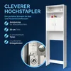 CASARIA® Waschmaschinenschrank 185x63x20cm 2 Türen Produktbild-Vorschau 3