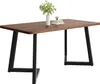 Sweiko 117x68cm Esstisch,(1-St), Gestell aus Produktbild-Vorschau 5