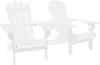 vidaXL Adirondack záhradné stoličky so stolom z masívneho Náhľad obrázku produktu 7