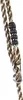 A close-up view of a braided rope with black and silver attachments. Anteprima dell’immagine prodotto