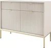 Kommode Kioto, 104 cm, kasjmierbeige en goudkleurig – met Productafbeelding-voorbeeld 2
