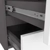 Kleine Kommode AKORD CL100 Graphitgrau, Weiß 6 Schubladen Produktbild-Vorschau 5
