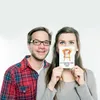 Mr. & Mrs. Panda Postkarte Juni - Weiß - Geschenk, Einhorn, Produktbild-Vorschau 4