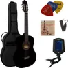 Msa Konzertgitarrenset - 4/4 Gitarre Schwarz Im Set - Produktbild-Vorschau 1