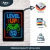 Blechschild 20x30cm Level Up 12 Gaming Geburtstag Neon Produktbild-Vorschau 3