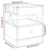 vidaXL Nachttisch mit Infinity-LED Räuchereiche 40x40x51 cm Produktbild-Vorschau 8