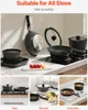 17-dielna sada hrncov a panvíc Granite Nonstick Kitchen Náhľad obrázku produktu 6