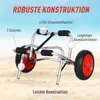 Kajakwagen Kanuwagen klappbar – klappbar, Aluminiumrahmen Produktbild-Vorschau 8