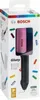 The image shows the packaging of a Bosch Gluey hot glue pen, with various colored glue sticks scattered around. Produktbild-Vorschau