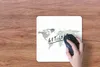 MuchoWow® Mauspad Mousepad Weltkarte - Aquarell - Zitat Produktbild-Vorschau 3