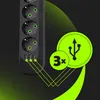 adattatore di presa a 5 vie con 3x USB, presa di Anteprima dell’immagine prodotto 11