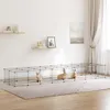 vidaXL Gabbia per animali domestici da 36 pezzi con porta Anteprima dell’immagine prodotto 1