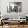 Bilder auf glas - Stadt Haus Straße - 100x70cm - Glasbilder Produktbild-Vorschau 6