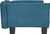 vidaXL Hundebett Blau 70x45x30 cm Samt Produktbild-Vorschau 4