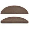 vidaXL Stufenmatten 15 Stk. 56x17x3 cm Kaffeebraun Halbrund Produktbild-Vorschau 4