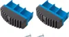 STABILO Bouchons de pied (paire) 77x25 mm, bleu, 211019 Voir les images du produit 2