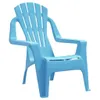 Kinder-Gartenstühle 2 Stk. Blau 37x34x44 cm PP Holzoptik Produktbild-Vorschau 3