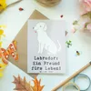 Mr. & Mrs. Panda Klappkarte Labrador Freund - Grau Pastell Produktbild-Vorschau 3