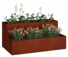 vidaXL Sadzarka ogrodowa Rusty 100 x 60 x 45 cm Stal Podgląd zdjęcia produktu 2