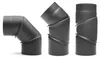 Raik Basic Rauchrohrbogen 150mm gussgrau 0–90° ohne Tür für Produktbild-Vorschau 5