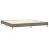 vidaXL Postel Boxspring s matrací Tmavě šedá 200x200 cm Náhled obrázku produktu 3