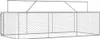 vidaXL Outdoor-Hundezwinger mit Dach 400x200x150 cm Produktbild-Vorschau 6