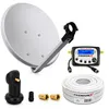 PremiumX Camping SAT Anlage 45cm Antenne Single LNB 10m Produktbild-Vorschau 1